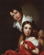 Rembrandt Peale Michael Angelo and Emma Clara Peale oil painting reproduction